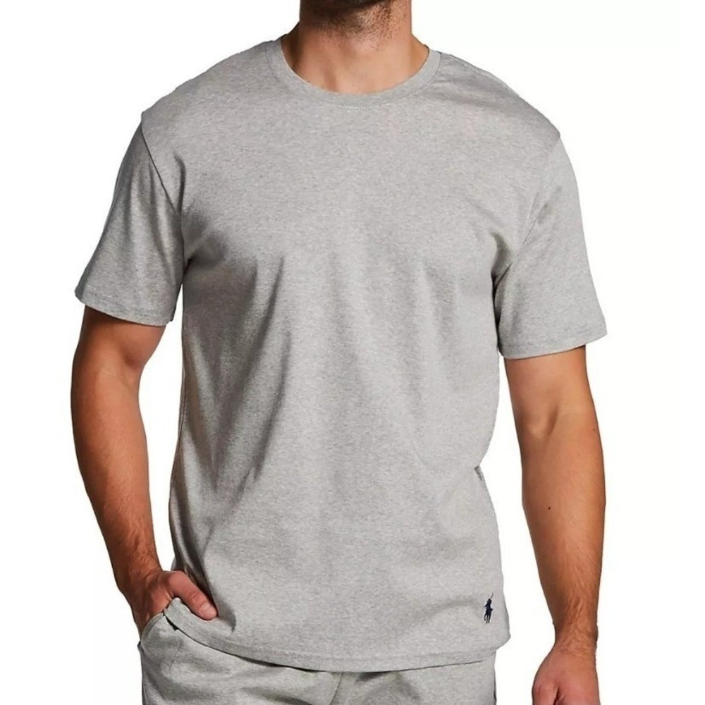 NEW Polo Ralph Lauren T Shirt Mens XL Gray Mercerized Cotton Short Sleeve Pony